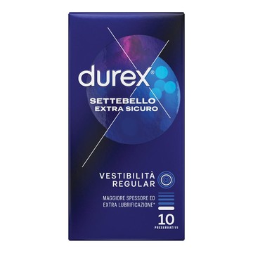 Profilattico durex settebello extra sicuro 10 pezzi - 