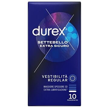 Profilattico durex settebello extra sicuro 10 pezzi - 