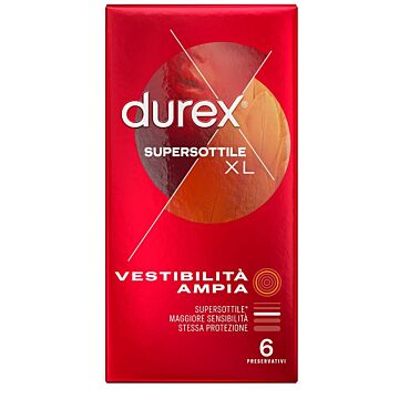 Durex supersottile xl 6pz - 