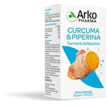 Arkocps curcuma+piperina 40cps - 