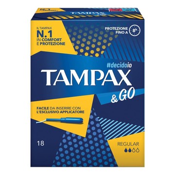Tampax &go regular 18pz - 