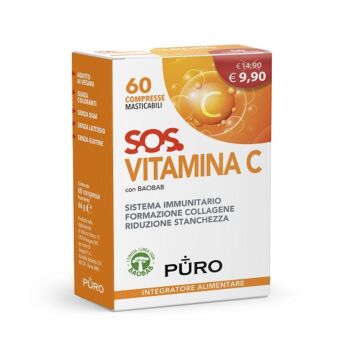 Puro sos vitamina c 60 compresse masticabili - 