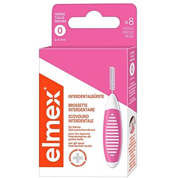 Elmex interdental brush pink 0,4mm 8 pezzi - 