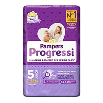Pampers progressi junior 18 pezzi - 
