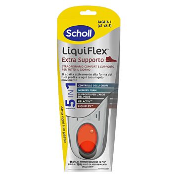 Scholl liquiflex extra support taglia large - 