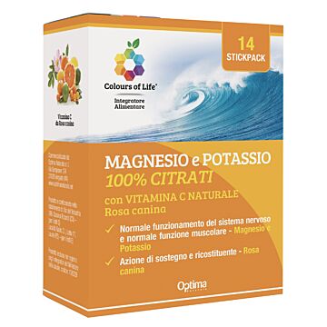 Magnesio potassio vit c 14 stick - 