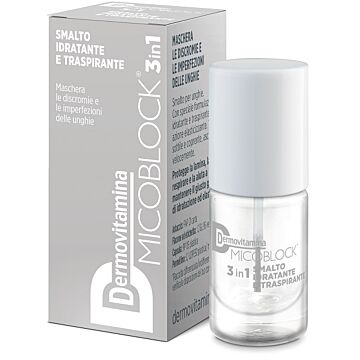 Dermovitamina micoblock smalto base&top coat 19 trasparente 5 ml - 