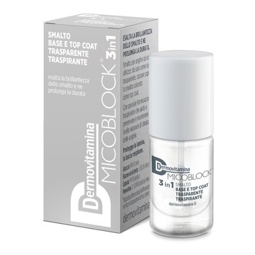 Dermovitamina micoblock smalto base&top coat 19 trasparente 5 ml - 