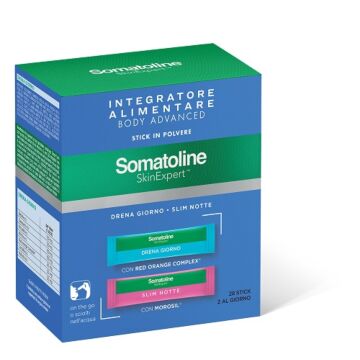 Somatoline skin expert body advanced 14 stick drena giorno + 14 stick slim notte - 