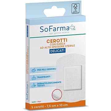Cerotto delicati 7,5x10 5pz sf+ - 