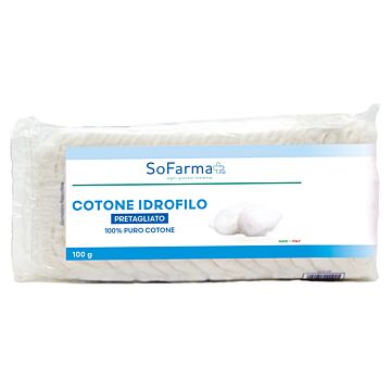 Cotone idrofilo pretagliato 100 g sofarmapiu' - 