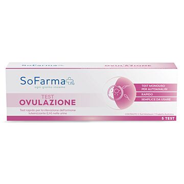 Test autodiagnostico ovulazione 5 pezzi sofarmapiu' - 