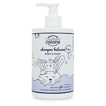 Dermacotone shampoo balsamo 2 in 1 baby & mamy 500 ml - 