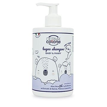 Dermacotone bagno shampoo 2 in 1 corpo e capelli baby & mamy 500 ml - 