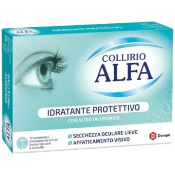 Collirio alfa idratante protettivo 10 flaconcini monodose - 