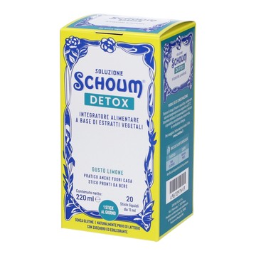 Soluzione schoum detox 20 stick - 