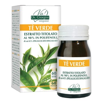 Te verde estratto titolato 30 g 60 pastiglie - 