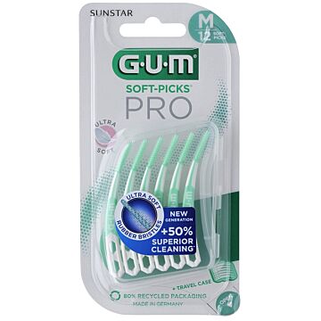 Gum soft pick pro medium 12 pezzi - 