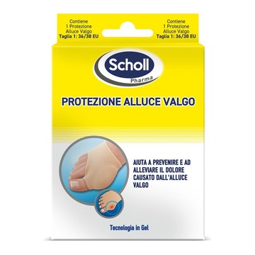 Protezione alluce valgo scholl s - 