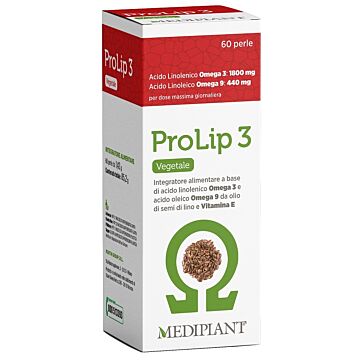 Mediplant prolip 3 vegetale 60 perle - 