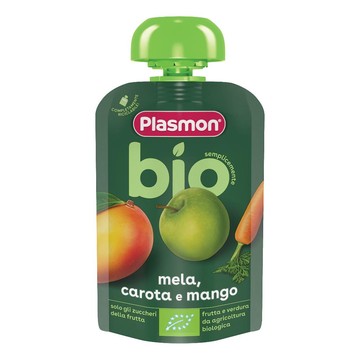 Plasmon mela carota mango bio pouches 100 g - 