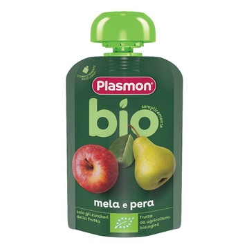 Plasmon mela pera bio pouches 100 g - 