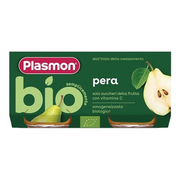 Plasmon omogeneizzato bio pera 2 vasetti x 80 g - 