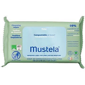 Mustela salviette compostabili 60 pezzi - 