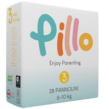 Pillo enjoy pannolini midi 6 10 kg taglia 3 28 pezzi - 