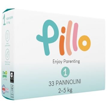Pillo enjoy pannolini newborn 2 5 kg taglia 1 33 pezzi - 