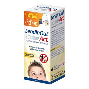 Lendinout act antipidocchi 150 ml - 