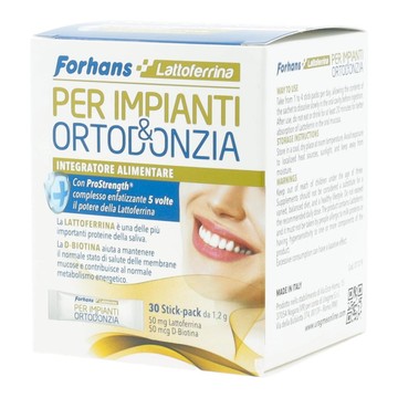 Forhans per impianti&ortodonzia 30 stick-pack - 