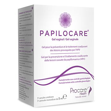 Papilocare gel vaginale 7 cannule monodose x 5 ml - 