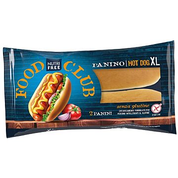 Nutrifree panino hot dog xl 2 pezzi da 65 g - 