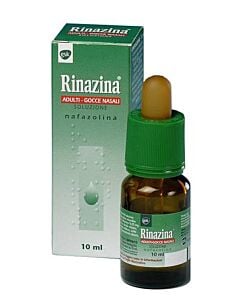 Rinazina adulti gocce nasali decongestionanti 10 ml 10 mg 0,1% - 